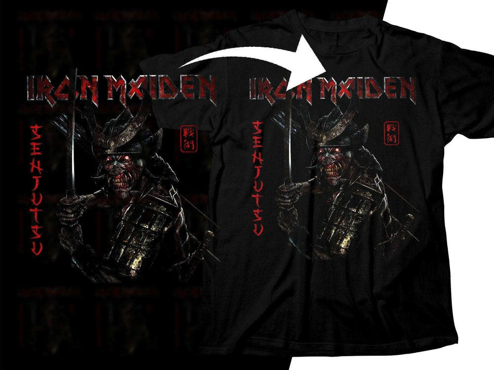 Iron Maiden Senjutsu Rock Album Design Png Halftone Digital Download