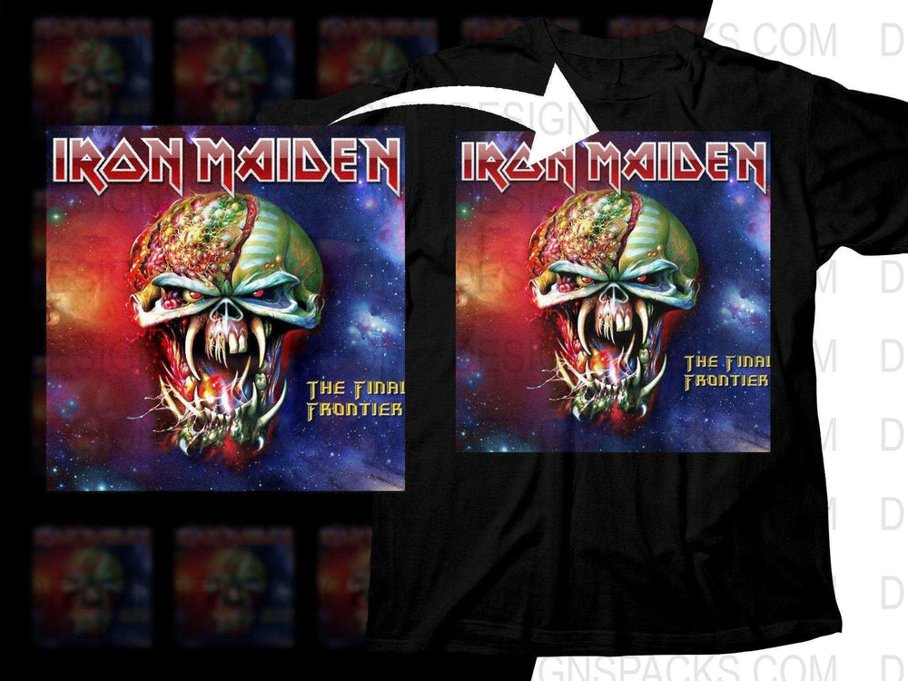 Iron Maiden The Final Frontier Rock Png Halftone Digital Download