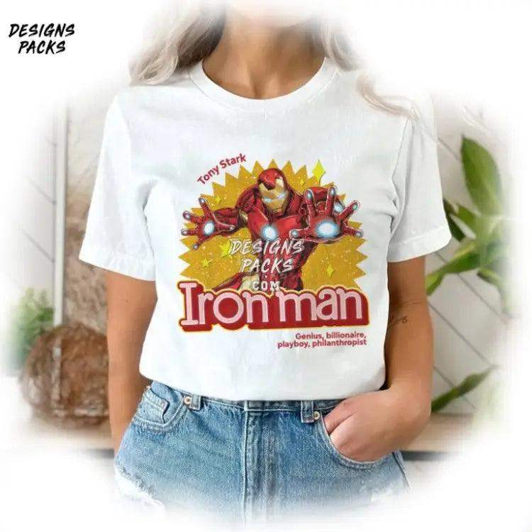 Ironman Vintage Avengers Superhero Iron Man Png Design
