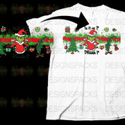 Festive Christmas T-Shirt, Funny Santa Graphic Tee, Holiday Drama Theme, Colorful Men's and Women's Apparel