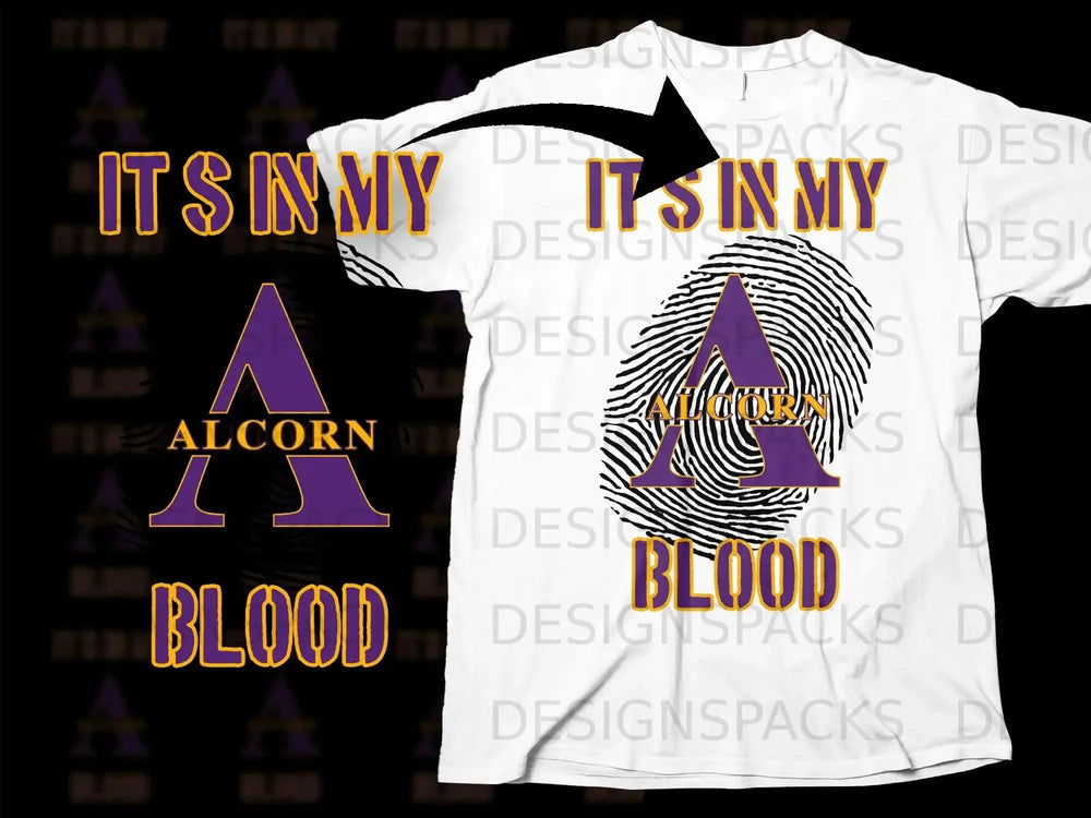 It's In My Blood Alcorn Graphic T-Shirt