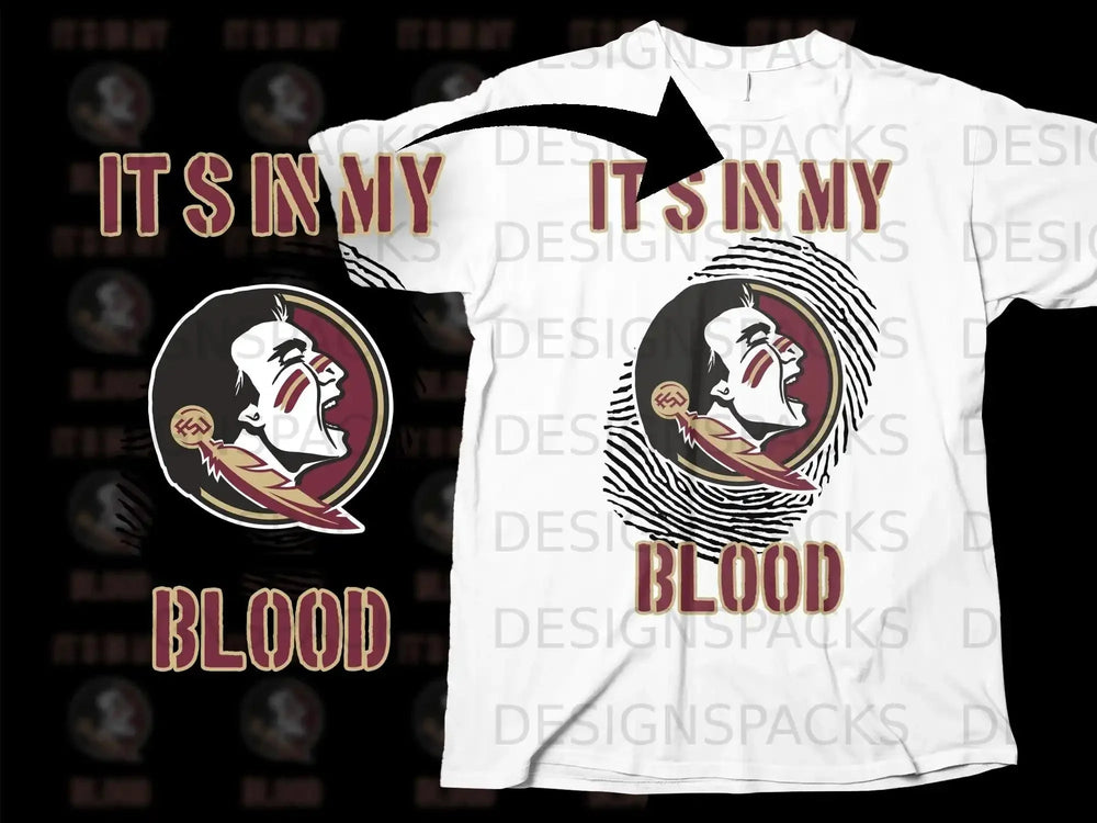 It's In My Blood Graphic T-Shirt for Fans