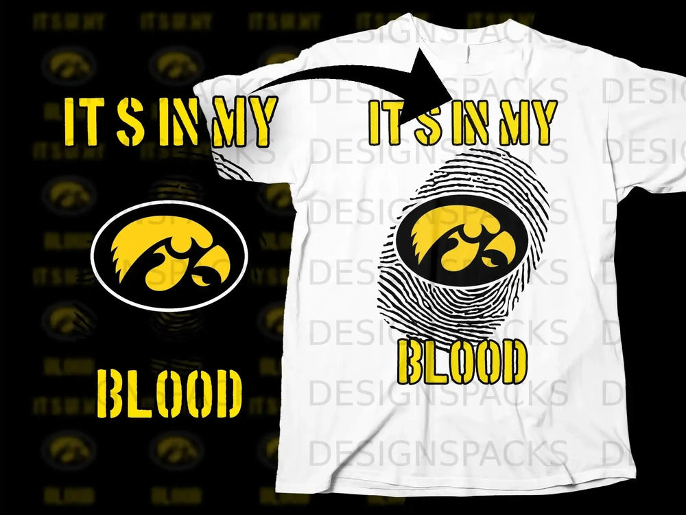 It's In My Blood Graphic Shirt for Fans