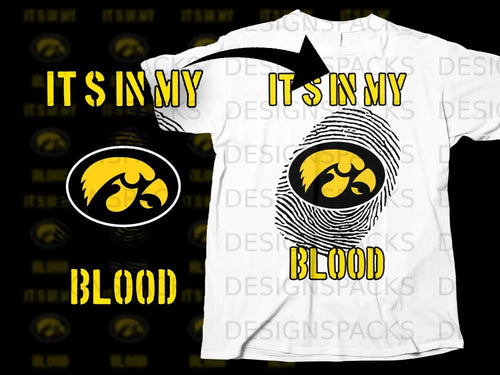 It's In My Blood Graphic Shirt for Fans