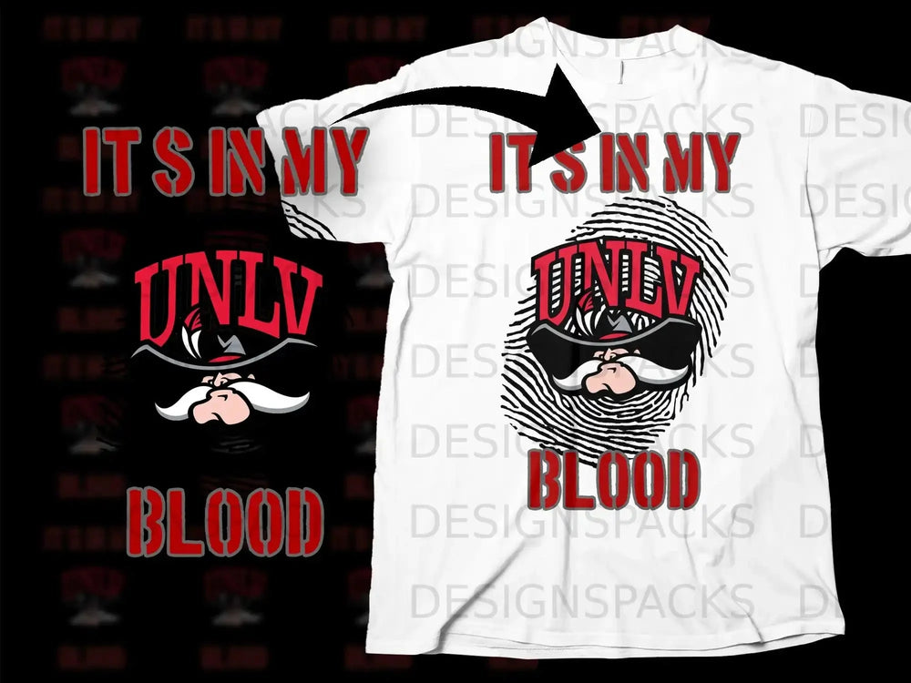 It's In My UNLV Blood T-Shirt for Fans and Supporters