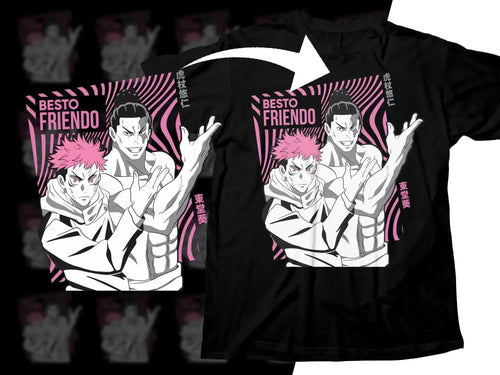 Itadori And Todo Jujutsu Kaisen Png Digital Download