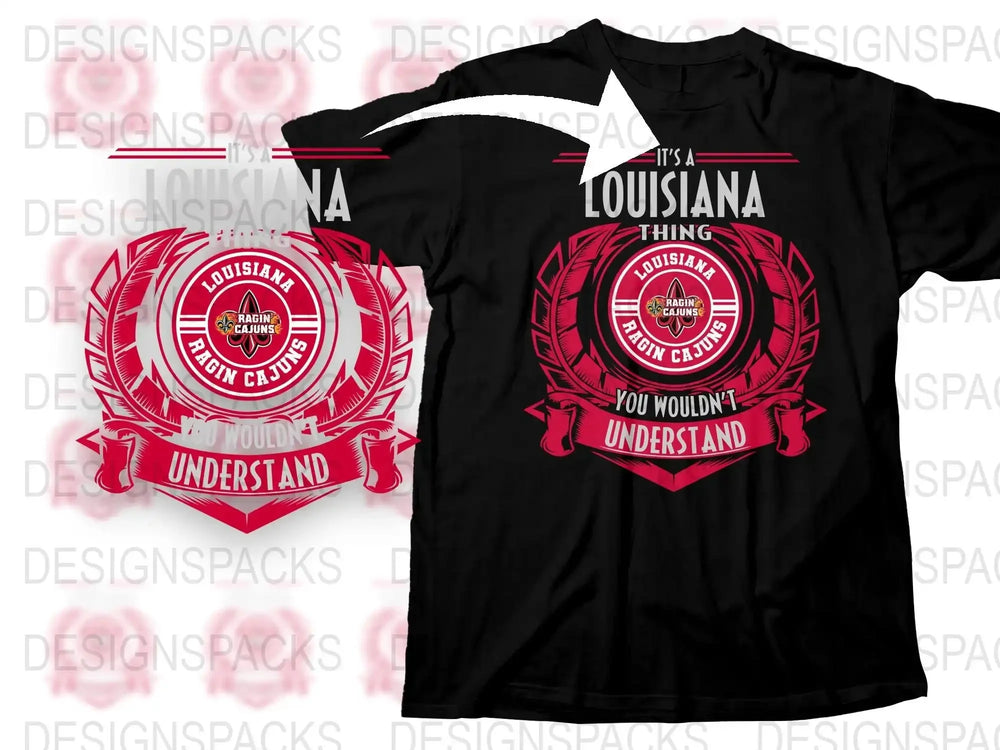 Louisiana Firefighter T-Shirt, Cajun Pride, You Wouldn't Understand Tee, Fire Dept Emblem Design