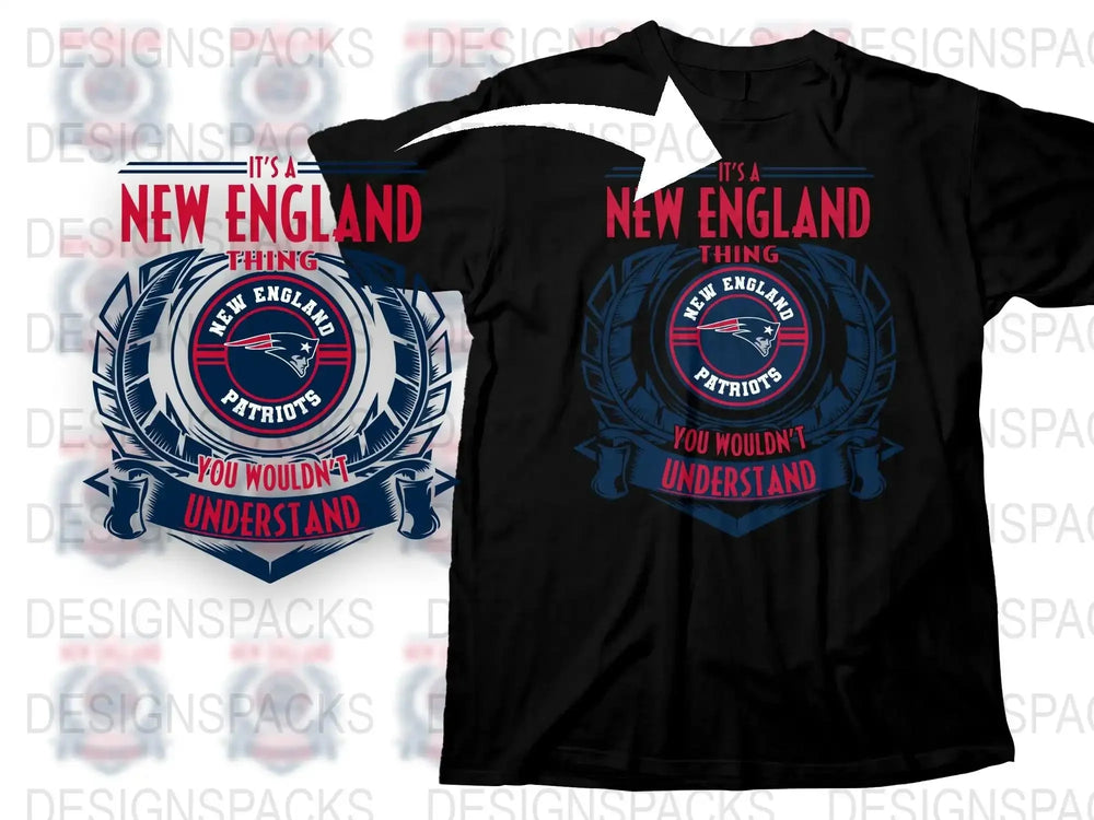 New England Football Fan T-Shirt, Classic Graphic Tee, Men's Sports Apparel, Patriotic Design Shirt
