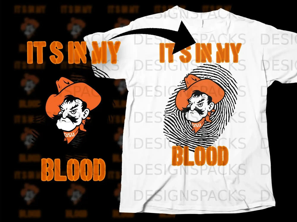 ITS IN MY BLOOD Graphic T-shirt for Fans Classic Design