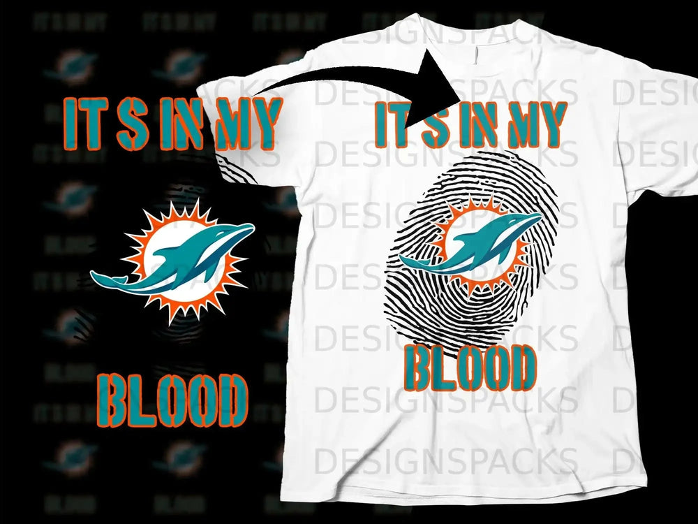 Its In My Blood Unique Fan T-shirt Design Apparel