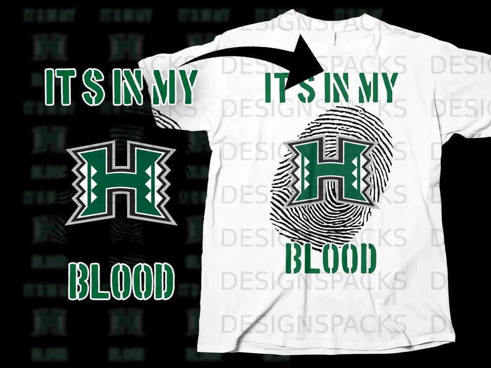 It's In My H Blood T-shirt for Passionate Fans
