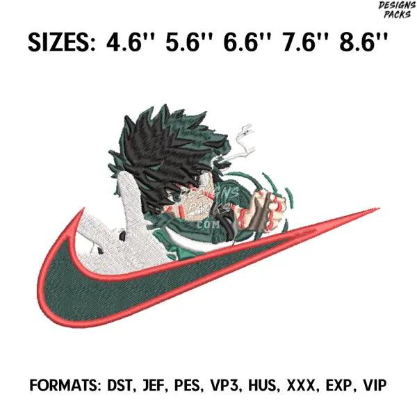 Izuku Deku Midoriya Embroidery Design File, My Hero Academia Anime Embroidery Design, Izuku.