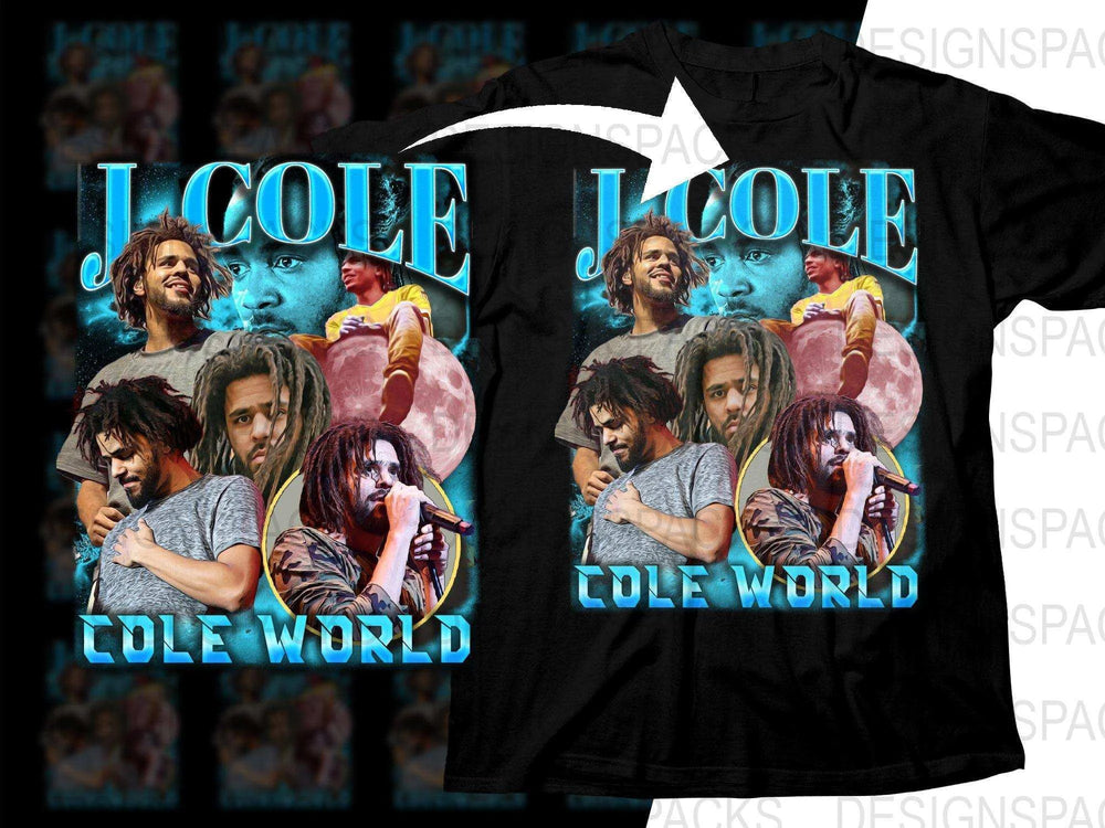 J. Cole Bootleg Graphic Cole World Music Bootleg Png Digital Download