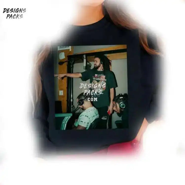 J Cole Concert Vintage 90S Png Design