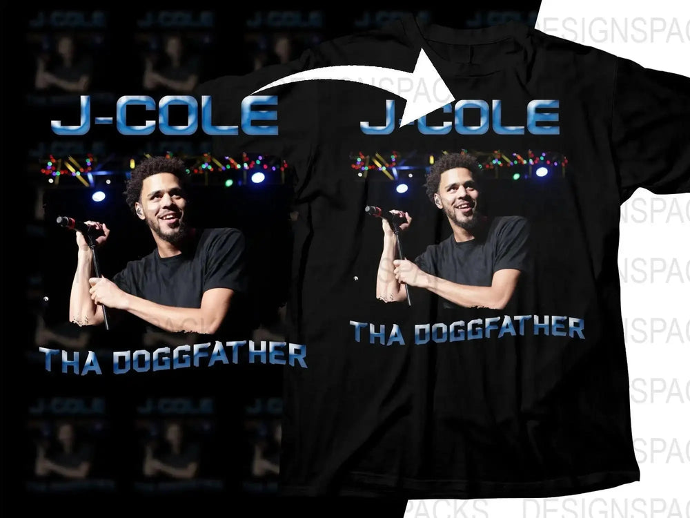 J. Cole Tha Doggfather Concert Graphic Png Digital Download