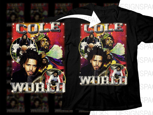 J. Cole World Unique Graphic Print Png Digital Download