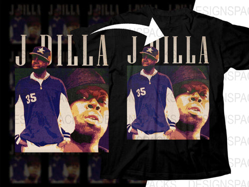J DILLA Music Homage Png Digital Download