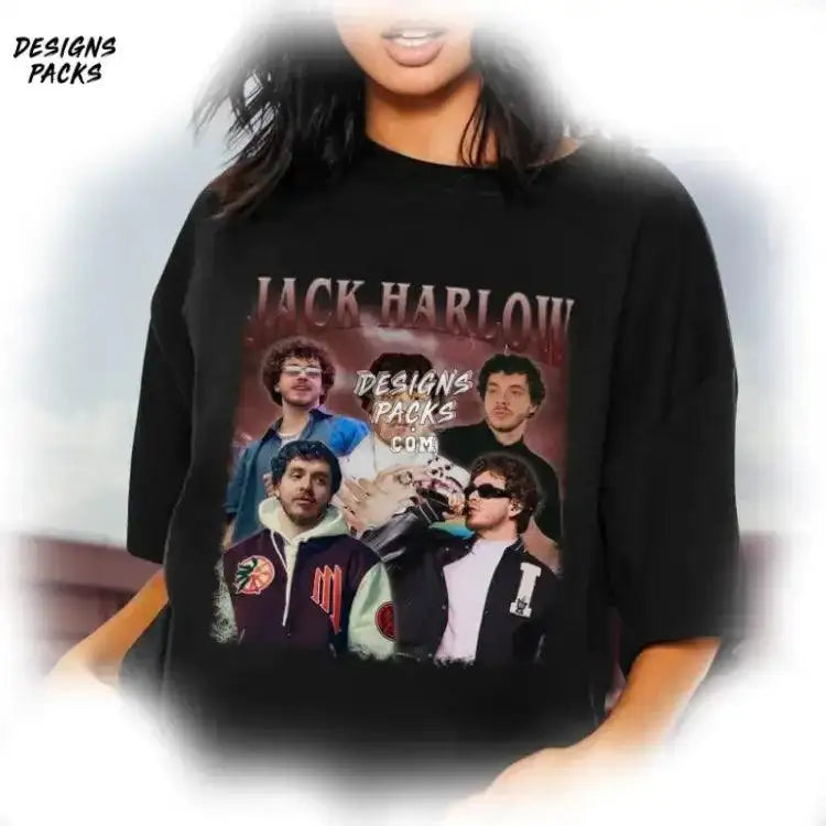 Jack Harlow Homage Vintage 90S Png Design