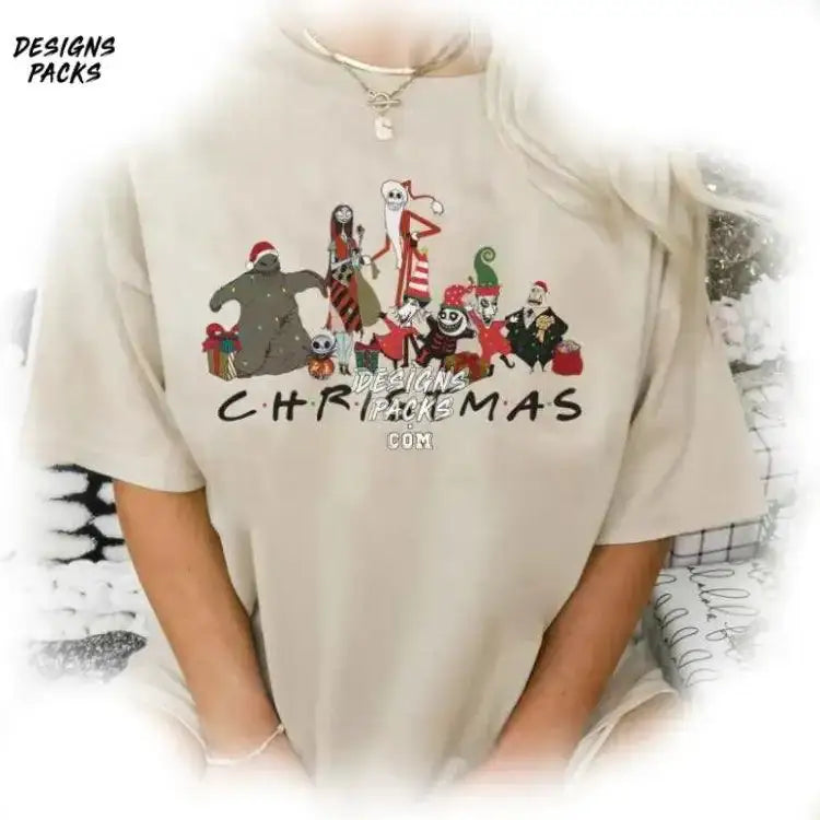 Jack Sally Oogie Boogie Cartoon Land Vacation Nightmare Before Christmas Squad Tree Png Design