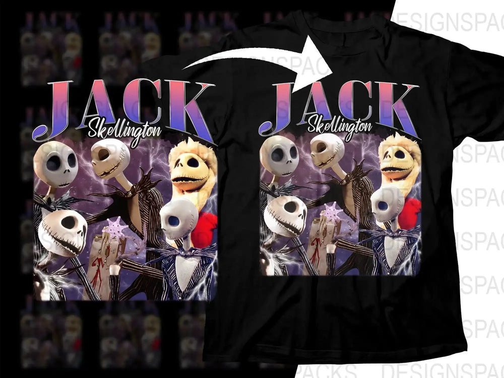 Jack Skellington Multiple Expressions Png Digital Download