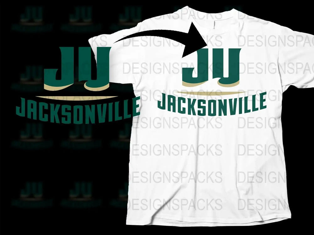 Jacksonville Dolphins College Football Png Digital Download