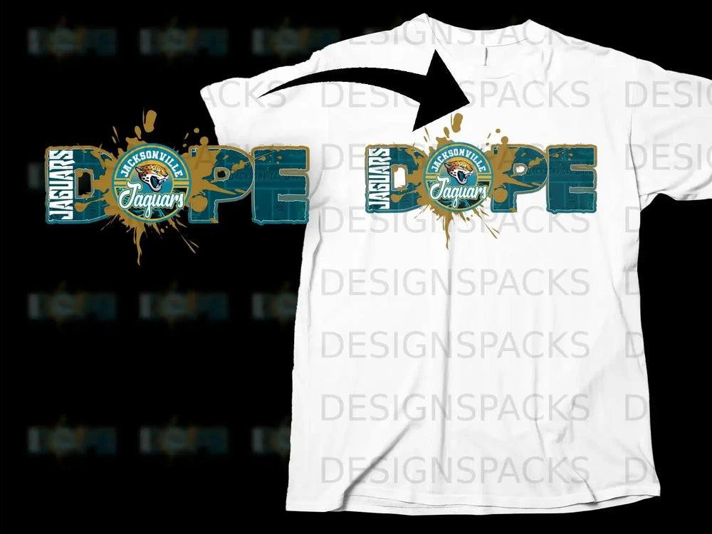 Jacksonville Jaguars Dope Graphic T-Shirt for Fans