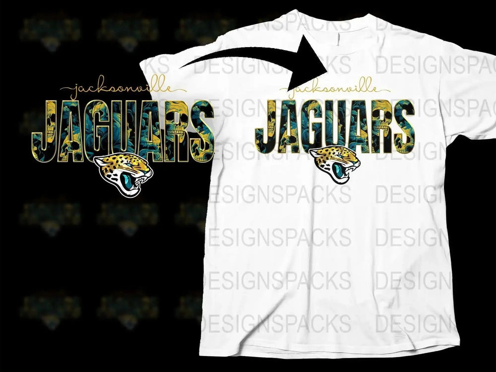 Jacksonville Jaguars T-Shirt, NFL Team Logo Graphic Tee, Unisex Football Fan Apparel