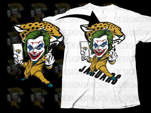 Jacksonville Jaguars Joker Style Graphic Png Digital Download