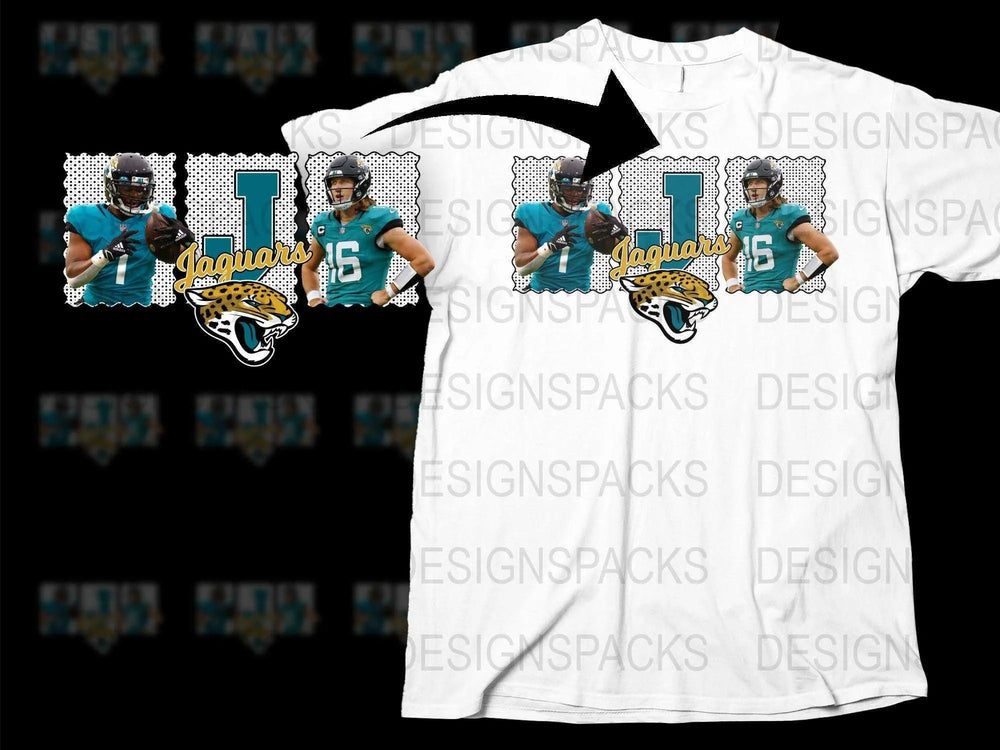 Jaguars Football T-Shirt, Trevor Lawrence Graphic Tee, Sports Fan Apparel, NFL Team Jersey Style Shirt