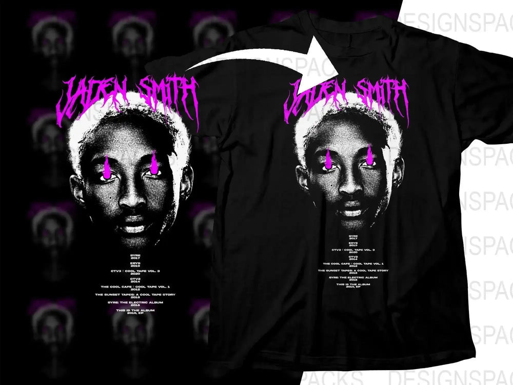 JADEN SMITH Music Artist Streetwear Png Digital Download