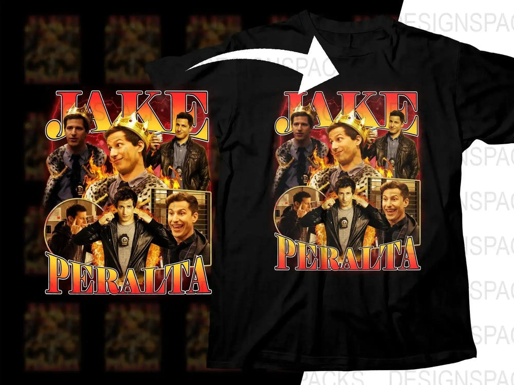 Jake Peralta Bootleg Artwork Bootleg Png Digital Download