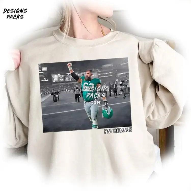 Jason Kelce Retirement Vintage Pay Homage Png Design