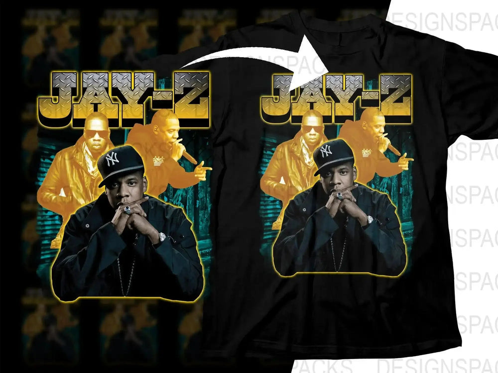 Jay-Z Bootleg Design Hip-Hop Legend Graphic Png Digital Download