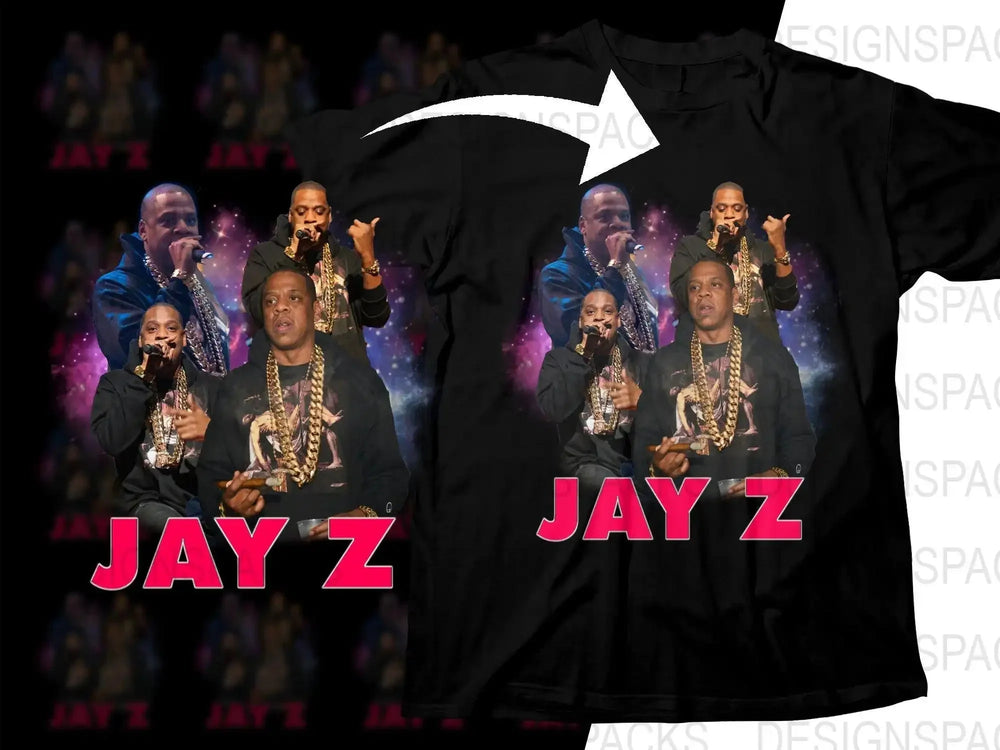 Jay-Z Graphic Print Bootleg Music Png Digital Download