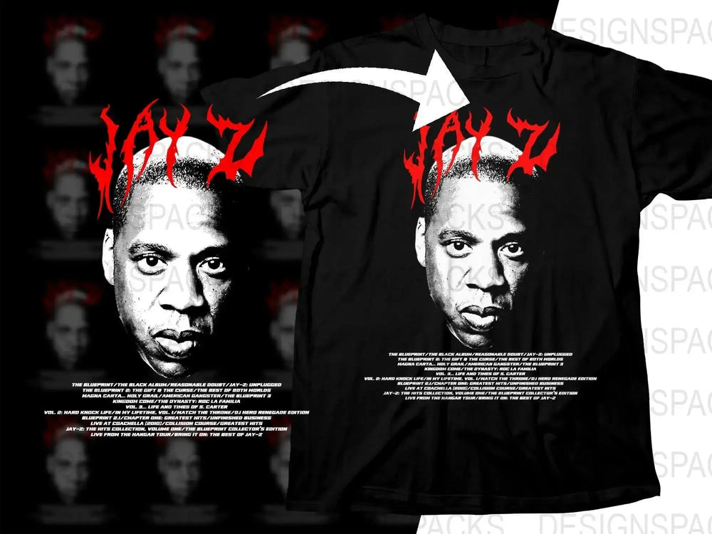 JAY Z Music Artist Streetwear Png Digital Download