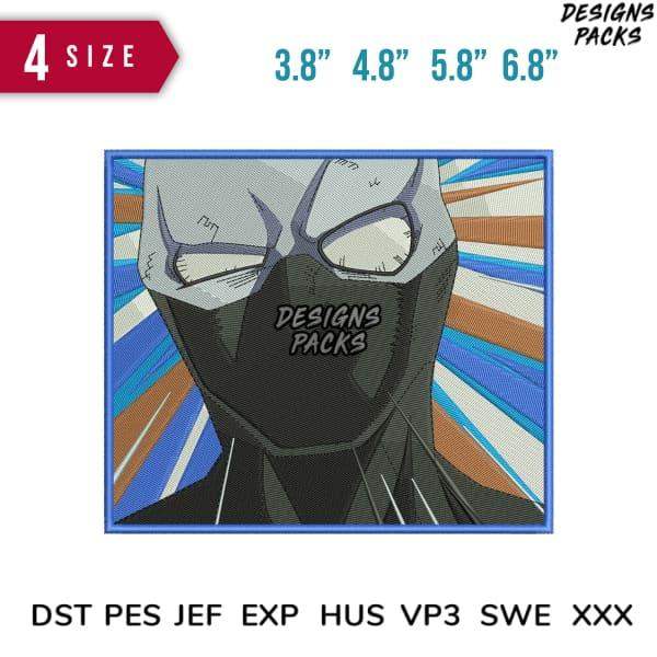 Spider-Man embroidery design in 4 sizes, compatible with DST PES JEF EXP formats for instant download