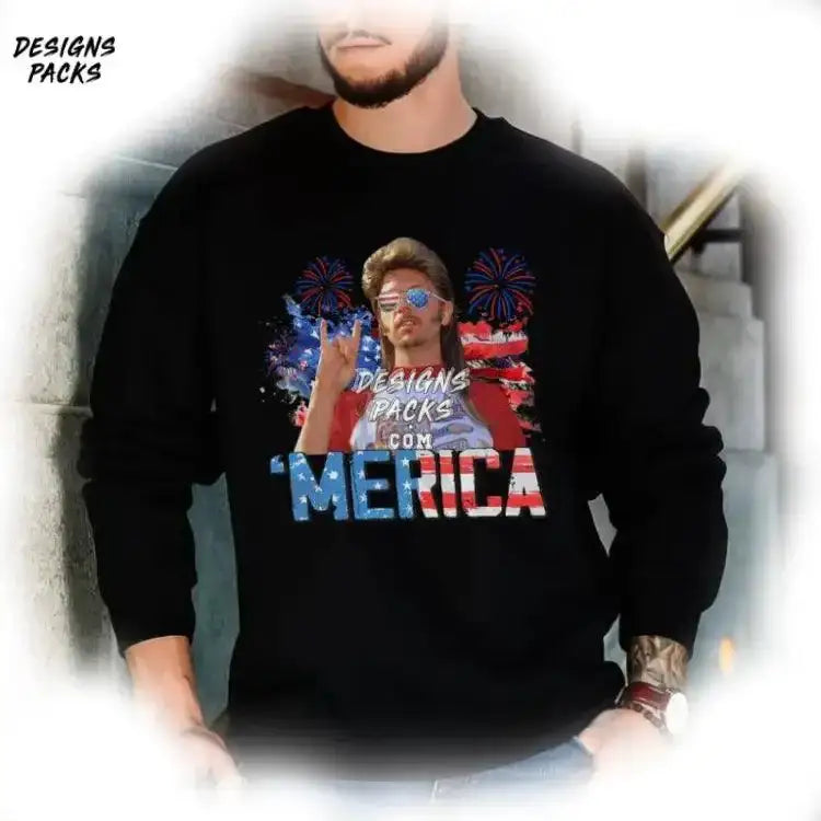 Joe Dirt Merica 4Th Of July Png Design