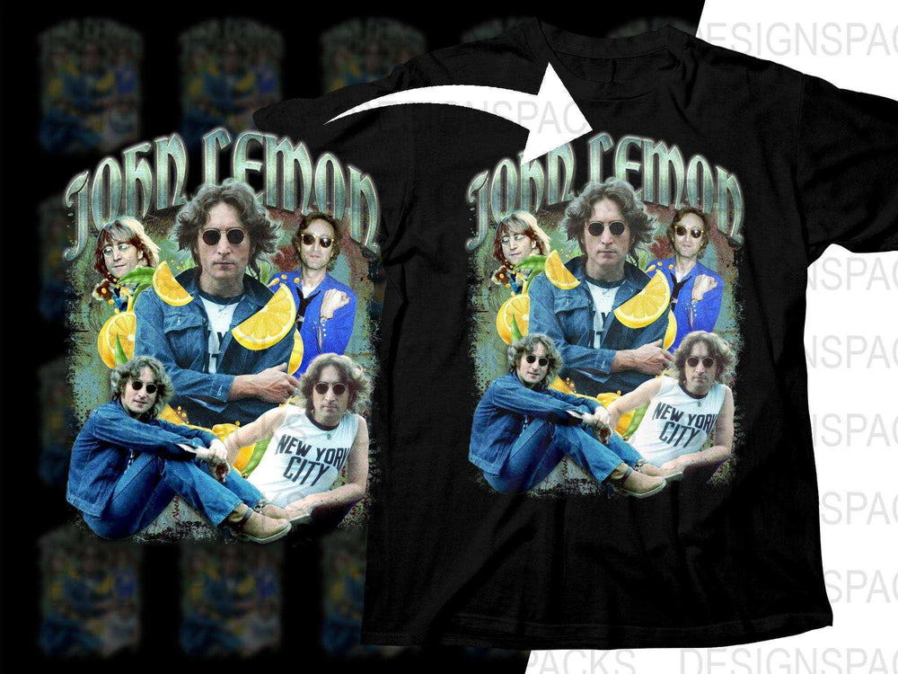 John Lemon Retro Bootleg Artistic Png Digital Download