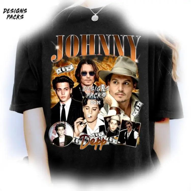 Johnny Depp Homage Tv Fan Vintage Png Design