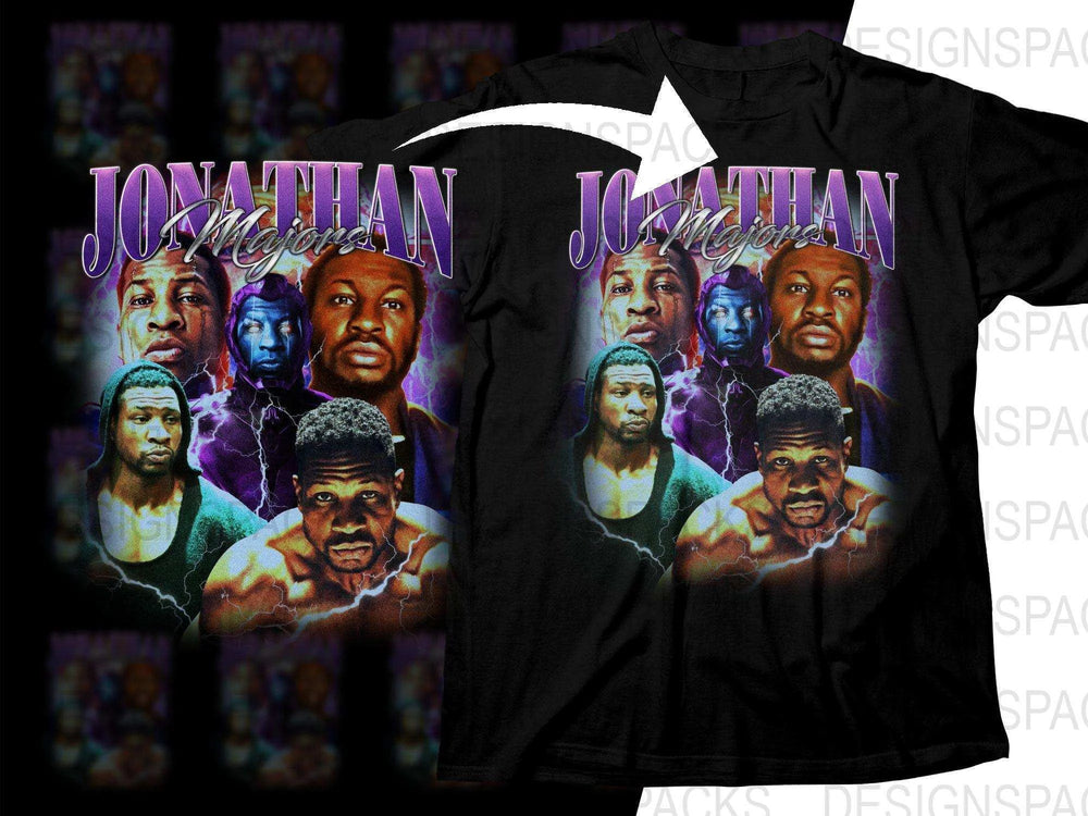 Jonathan Majors Bootleg Movie Art on Png Digital Download