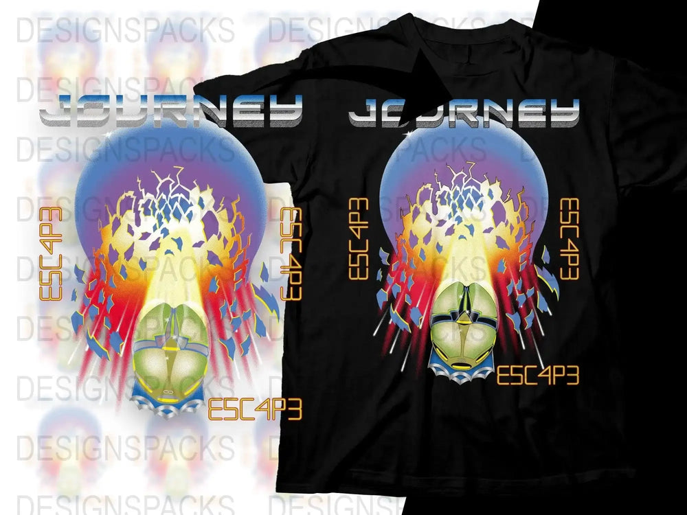Journey ESC4P3 Unique Graphic Design Png Digital Download