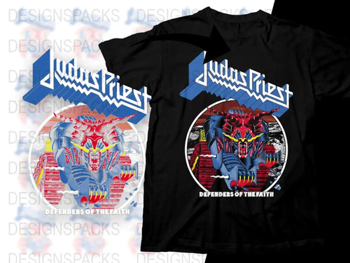 Judas Priest Defenders Of The Faith Graphic Png Digital Download