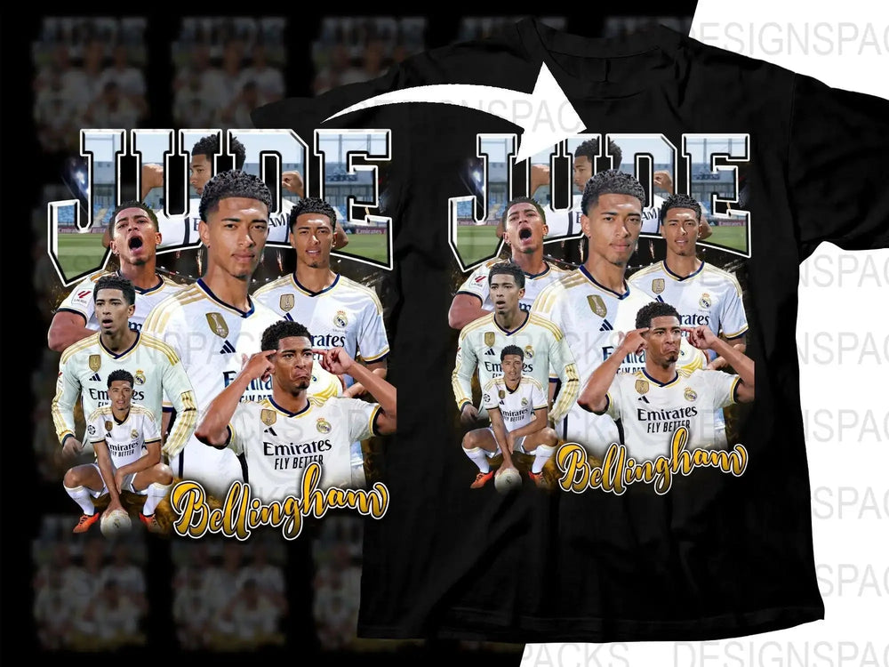 Jude Bellingham Soccer Star Fan Art Soccer Png Digital Download