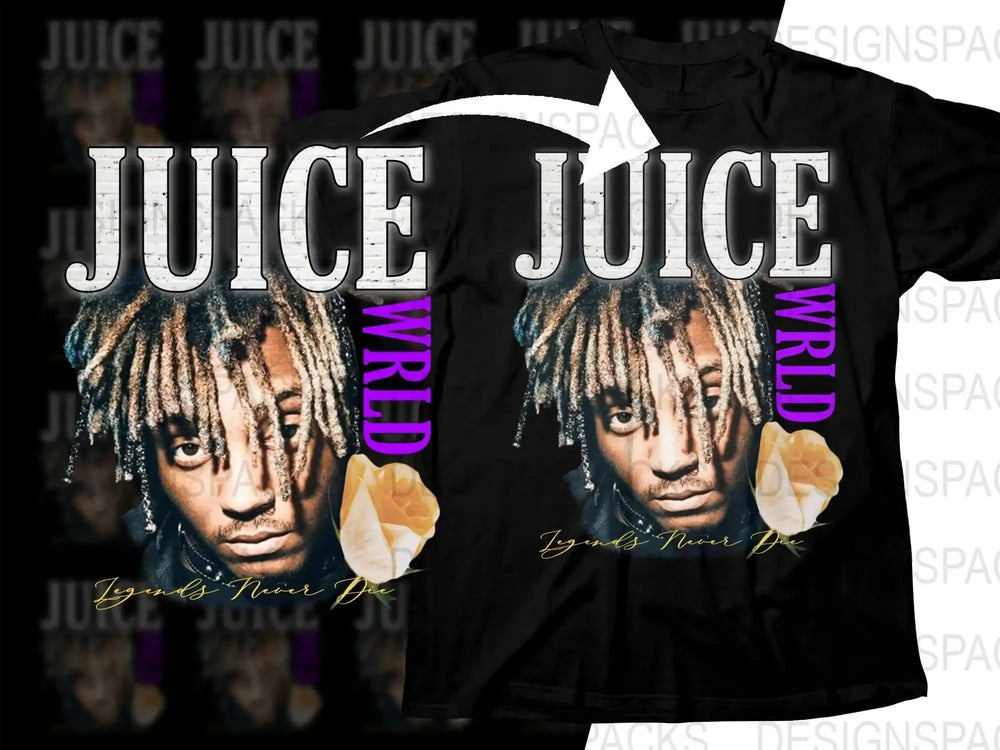 Juice WRLD Legends Never Die Music Bootleg Png Digital Download