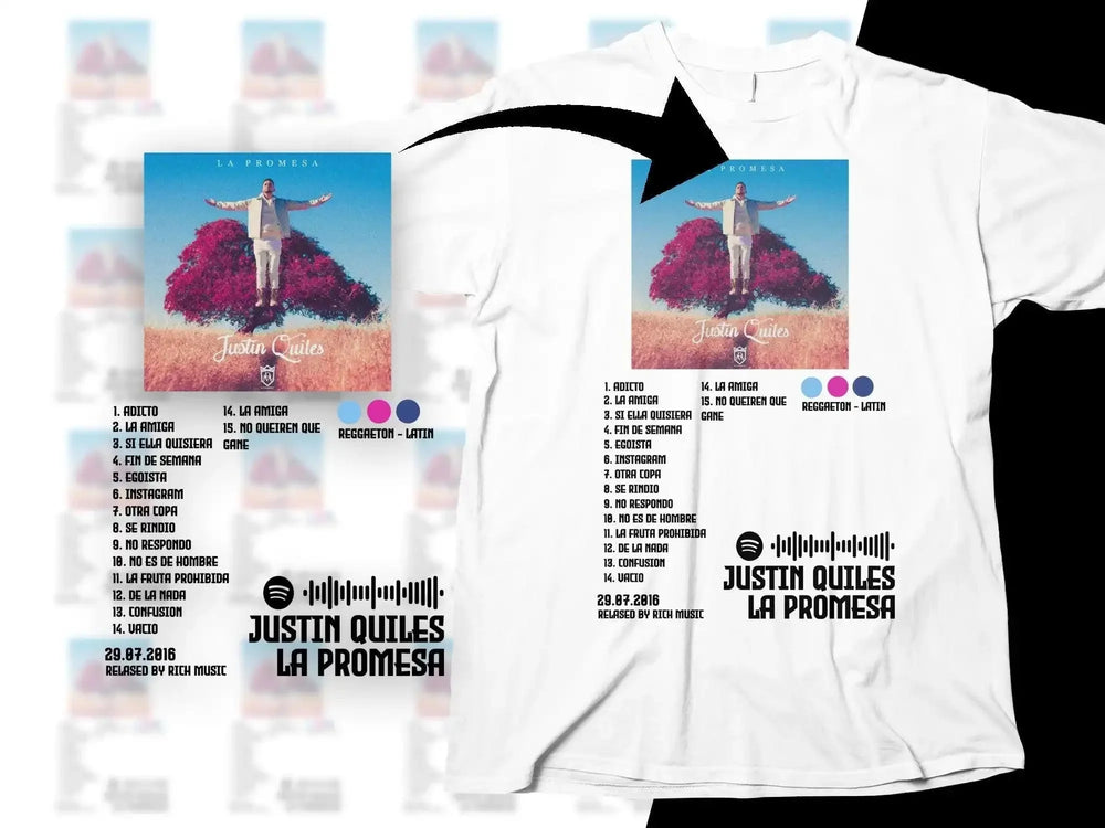 Justin Quiles La Promesa Album Cover Digital