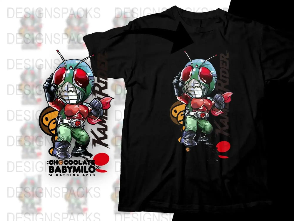 Kamen Rider Chocolate Baby Graphic Png Digital Download