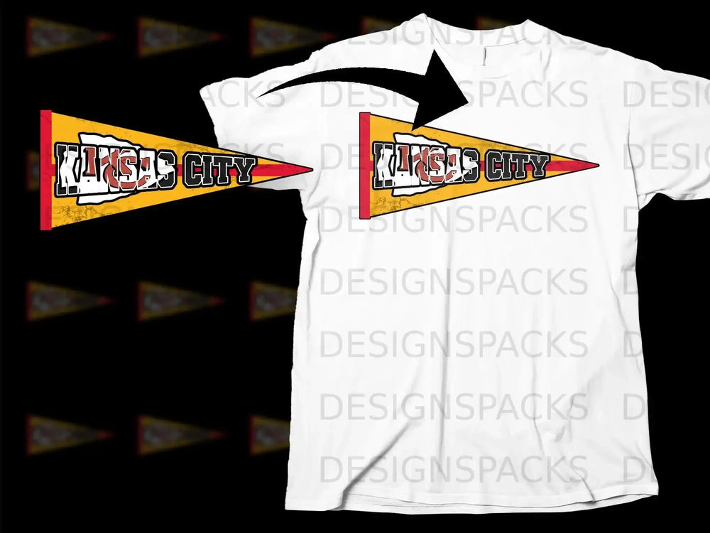 Kansas City Graphic Print T-Shirt for Fans and Residents