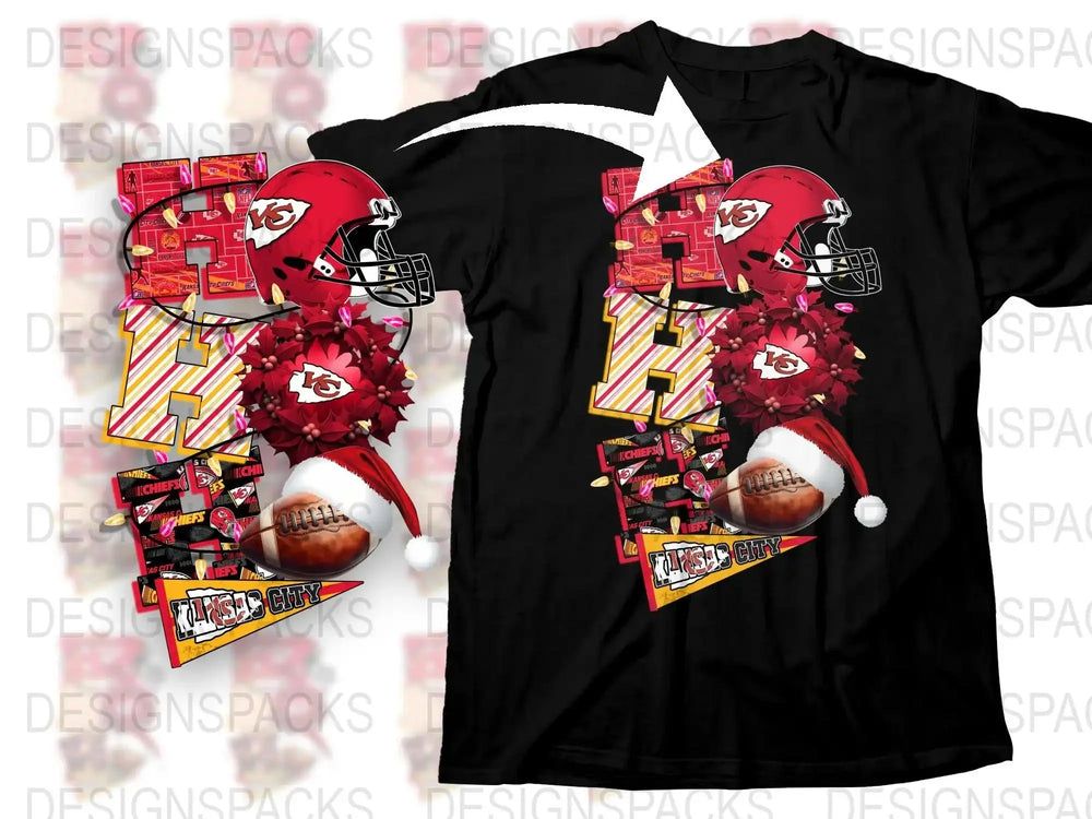 Kansas City Football Team T-Shirt, Graphic Sports Tee, Fan Apparel, Game Day Shirt, Adult Sizes