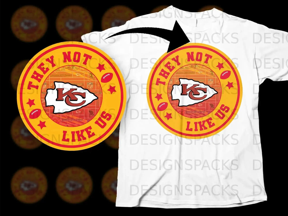 They Not Like Us Kansas City Chiefs T-shirt