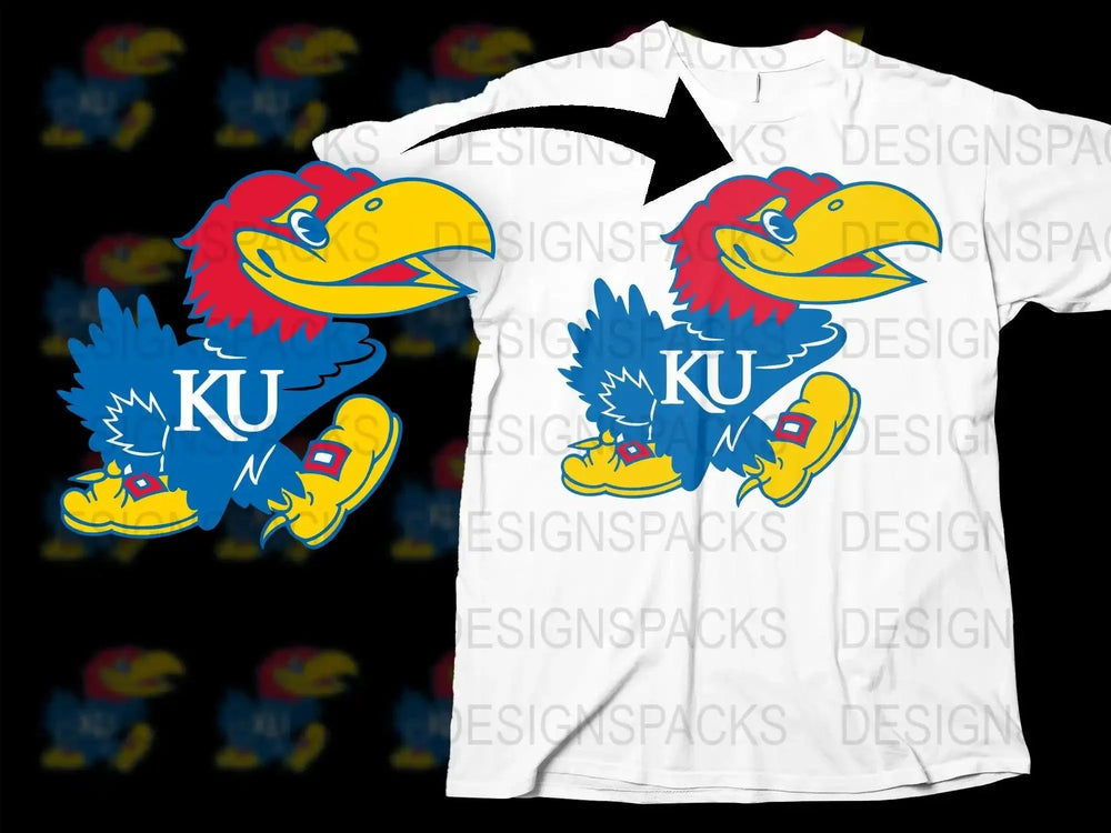 Kansas Jayhawks College Football Png Digital Download